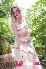 Climax Athena SiQ157cm Cカップ フルシリコン 顎機能付き Cinnamon肌 エルフ CLM Ultra Series ラブドール - 画像 (14)