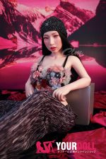 Climax Janice SiW160cm Aカップ フルシリコン 顎機能付き Cinnamon肌 アダルト 巨尻 CLM Ultra Series ラブドール - 画像 (12)
