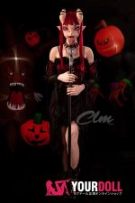 Climax Meru SiQ157cm Cカップ フルシリコン Cinnamon肌 人外 ハロウィン CLM Ultra Series ラブドール - 画像 (14)