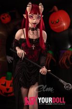Climax Meru SiQ157cm Cカップ フルシリコン Cinnamon肌 人外 ハロウィン CLM Ultra Series ラブドール - 画像 (19)