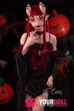 Climax Meru SiQ157cm Cカップ フルシリコン Cinnamon肌 人外 ハロウィン CLM Ultra Series ラブドール - 画像 (18)