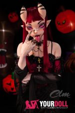 Climax Meru SiQ157cm Cカップ フルシリコン Cinnamon肌 人外 ハロウィン CLM Ultra Series ラブドール - 画像 (9)