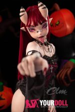Climax Meru SiQ157cm Cカップ フルシリコン Cinnamon肌 人外 ハロウィン CLM Ultra Series ラブドール - 画像 (11)