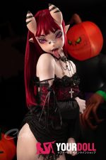 Climax Meru SiQ157cm Cカップ フルシリコン Cinnamon肌 人外 ハロウィン CLM Ultra Series ラブドール - 画像 (2)