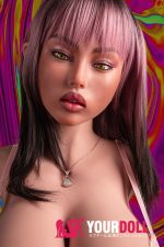 Climax Lilian #870 110cm Lカップ Black肌 トルソー 顎機能付き シリコンヘッド+TPEボディ ゼリー胸&ボディメイク付き 半身ラブドール