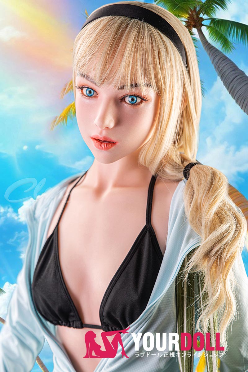 Climax Gali SiQ157cm Cカップ フルシリコン 顎機能付き Cinnamon肌 外人美女 CLM Ultra Series ラブドール - 画像 (1)