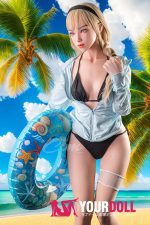 Climax Gali SiQ157cm Cカップ フルシリコン 顎機能付き Cinnamon肌 外人美女 CLM Ultra Series ラブドール - 画像 (6)