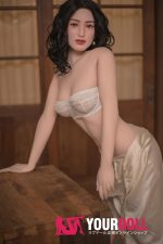 Climax Sharla FD157cm Cカップ 顎機能付き シリコンヘッド Cinnamon肌 アジア系 熟女 CLM Pro Series ラブドール - 画像 (11)
