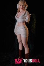 Climax Imani SiW160cm Aカップ フルシリコン 顎機能付き Cinnamon肌 外人美女 CLM Ultra Series ラブドール - 画像 (8)