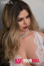 Fanreal T95 Carlee 95cm Gカップ Tan肌 シリコン製 ヘッド選択可 トルソー 欧米系 熟女 アダルト 半身ラブドール - 画像 (5)