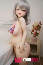 IROKEBIJIN Akari 120cm-ぽっちゃり Kカップ S-TPE製 ボディ選択可  White肌 猫口 エロ 欲情 巨乳 ラブドール - 画像 (11)