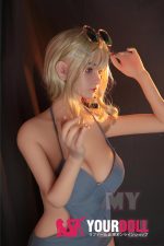 MLW Yuki(柚希) #13 150cm Dカップ シリコンヘッド+TPEボディ ナチュラル肌 金髪碧眼 美乳 ラブドール - 画像 (13)