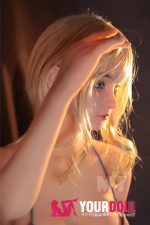 MLW Yuki(柚希) #13 150cm Dカップ シリコンヘッド+TPEボディ ナチュラル肌 金髪碧眼 美乳 ラブドール - 画像 (3)