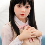 MLW Mei(芽依) #49 145cm Bカップ シリコンヘッド+TPEボディ ナチュラル肌 制服姿 ラブドール