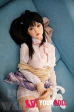 MLW Mei(芽依) #49 145cm Bカップ シリコンヘッド+TPEボディ ナチュラル肌 制服姿 ラブドール - 画像 (6)