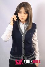MLW Yuna(結菜) #7 148cm Bカップ フルシリコン ナチュラル肌 クール系 クマメイク ラブドール - 画像 (3)