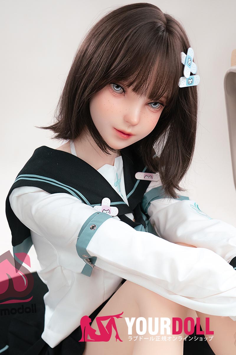 Momo 多希(たき) 150cm MHS051A-B Cカップ シリコンヘッド+TPEボディ ノーマル肌 愛嬌 雀斑メイク 美乳 ラブドール 新品 - 画像 (1)