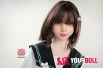 Momo 多希(たき) 150cm MHS051A-B Cカップ シリコンヘッド+TPEボディ ノーマル肌 愛嬌 雀斑メイク 美乳 ラブドール 新品 - 画像 (12)