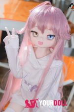 MOZU 星叶 小胸 141cm 画像通りの仕様付き ビニール製のヘッド+TPEボディ オッドアイ 常服 ラブドール 新品