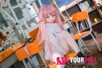 MOZU 星叶 小胸 141cm 画像通りの仕様付き ビニール製のヘッド+TPEボディ オッドアイ 常服 ラブドール 新品 - 画像 (8)