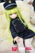 MOZU 光ちゃん 65cm 3.5kg 画像と同じ仕様 ビニールヘッド+シリコンボディ エルフ耳 双子 姉系 ツンデレ コスプレ衣装 フィギュア - 画像 (4)