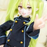 MOZU 望ちゃん 65cm 3.5kg 画像と同じ仕様 ビニールヘッド+シリコンボディ エルフ耳 双子 妹系 メスガキ コスプレ衣装 フィギュア