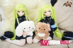 MOZU 望ちゃん 65cm 3.5kg 画像と同じ仕様 ビニールヘッド+シリコンボディ エルフ耳 双子 妹系 メスガキ コスプレ衣装 フィギュア - 画像 (4)