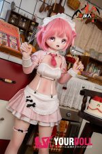 MOZU 草莓 大胸 141cm 画像通りの仕様付き ビニール製のヘッド+TPEボディ 3Dの口 SSRシリーズ メイド ラブドール 新品 - 画像 (7)