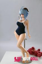 Otaku Doll 65cm 3KG 1穴あり ビニール製のヘッド+シリコンボディ 三種類の顔あり 画像通りの服x2付き コスプレ系 巨乳 エロ オナホール - 画像 (11)