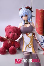 Otaku Doll 65cm 3KG 1穴あり ビニール製のヘッド+シリコンボディ 三種類の顔あり 画像通りの服x2付き コスプレ系 巨乳 エロ オナホール - 画像 (8)