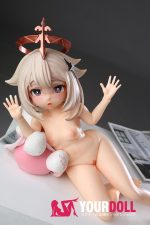 Otaku Doll 65cm 3KG 1穴あり ビニール製のヘッド+シリコンボディ 三種類の顔あり 画像通りの服x2付き コスプレ系 キュート オナホール - 画像 (8)
