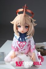 Otaku Doll 65cm 3KG 1穴あり ビニール製のヘッド+シリコンボディ 三種類の顔あり 画像通りの服x2付き コスプレ系 キュート オナホール - 画像 (2)