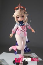 Otaku Doll 65cm 3KG 1穴あり ビニール製のヘッド+シリコンボディ 三種類の顔あり 画像通りの服x2付き コスプレ系 キュート オナホール - 画像 (9)
