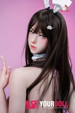 DOLLSENIOR 凛纱(Linsha) 170cm Gカップ リアルな肌質感付き ノーマル肌 フルシリコン 顎機能付き 魅惑の谷間 バニーガール 美人 ラブドール 新品 - 画像 (2)