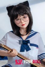 XY Doll Tina #XY008 148cm Cカップ フルシリコン ボディ選択可 無邪気 愛嬌 眼鏡娘 ラブドール