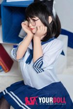 XY Doll Tina #XY008 148cm Cカップ フルシリコン ボディ選択可 無邪気 愛嬌 眼鏡娘 ラブドール - 画像 (2)