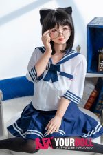 XY Doll Tina #XY008 148cm Cカップ フルシリコン ボディ選択可 無邪気 愛嬌 眼鏡娘 ラブドール - 画像 (4)