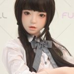 Fudoll 環奈 #J008 136cm Aカップ シリコンヘッド+TPEボディ 顎機能追加可 可愛い 貧乳 愛嬌 ラブドール