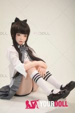 Fudoll 環奈 #J008 136cm Aカップ シリコンヘッド+TPEボディ 顎機能追加可 可愛い 貧乳 愛嬌 ラブドール - 画像 (21)