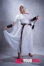 IDO Doll #ID4S 165cm Dカップ フルシリコン 顎機能付き ブラウン肌 欧米系 コスプレ系 熟女 ラブドール - 画像 (20)