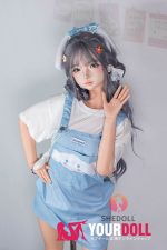Shedoll Nanxi(南溪) 140cm Aカップ フルシリコン 顎機能追加可 華奢 愛嬌 カスタムメイク ラブドール - 画像 (2)