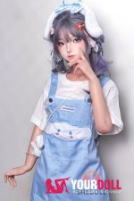 Shedoll Nanxi(南溪) 140cm Aカップ フルシリコン 顎機能追加可 華奢 愛嬌 カスタムメイク ラブドール - 画像 (4)