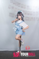 Shedoll Nanxi(南溪) 140cm Aカップ フルシリコン 顎機能追加可 華奢 愛嬌 カスタムメイク ラブドール - 画像 (29)