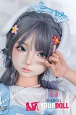 Shedoll Nanxi(南溪) 140cm Aカップ フルシリコン 顎機能追加可 華奢 愛嬌 カスタムメイク ラブドール - 画像 (3)