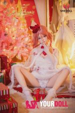 Shedoll Dongsheng(东笙) 148cm Dカップ シリコンヘッド+TPEボディ 愛嬌 サンタガール ラブドール - 画像 (4)