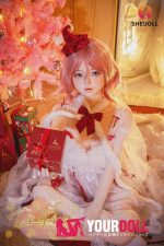Shedoll Dongsheng(东笙) 148cm Dカップ シリコンヘッド+TPEボディ 愛嬌 サンタガール ラブドール - 画像 (3)