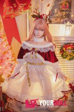 Shedoll Jiangxiaotang(江小棠) 160cm Cカップ フルシリコン 顎機能追加可 サンタガール 綺麗 カスタム瞳 ラブドール - 画像 (6)