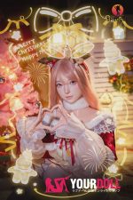 Shedoll Jiangxiaotang(江小棠) 160cm Cカップ フルシリコン 顎機能追加可 サンタガール 綺麗 カスタム瞳 ラブドール - 画像 (2)