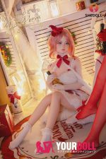 Shedoll Dongsheng(东笙) 148cm Dカップ シリコンヘッド+TPEボディ 愛嬌 サンタガール ラブドール - 画像 (6)