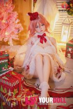 Shedoll Dongsheng(东笙) 148cm Dカップ シリコンヘッド+TPEボディ 愛嬌 サンタガール ラブドール - 画像 (5)